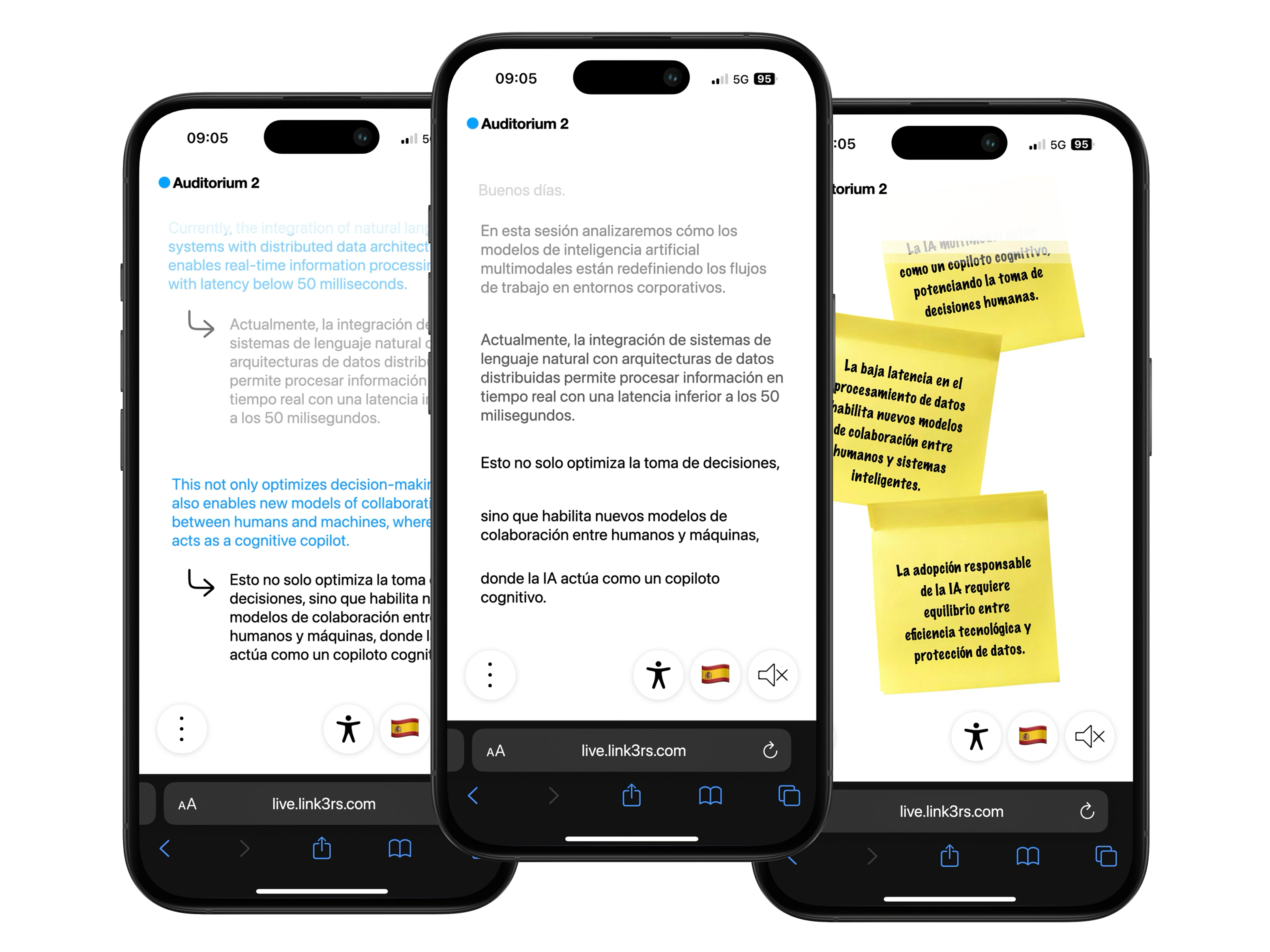 Link3rs App screens